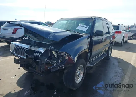 1999 Mercury Mountaineer из США, поврежденный, VIN 4M2ZU55PXXUJ02868